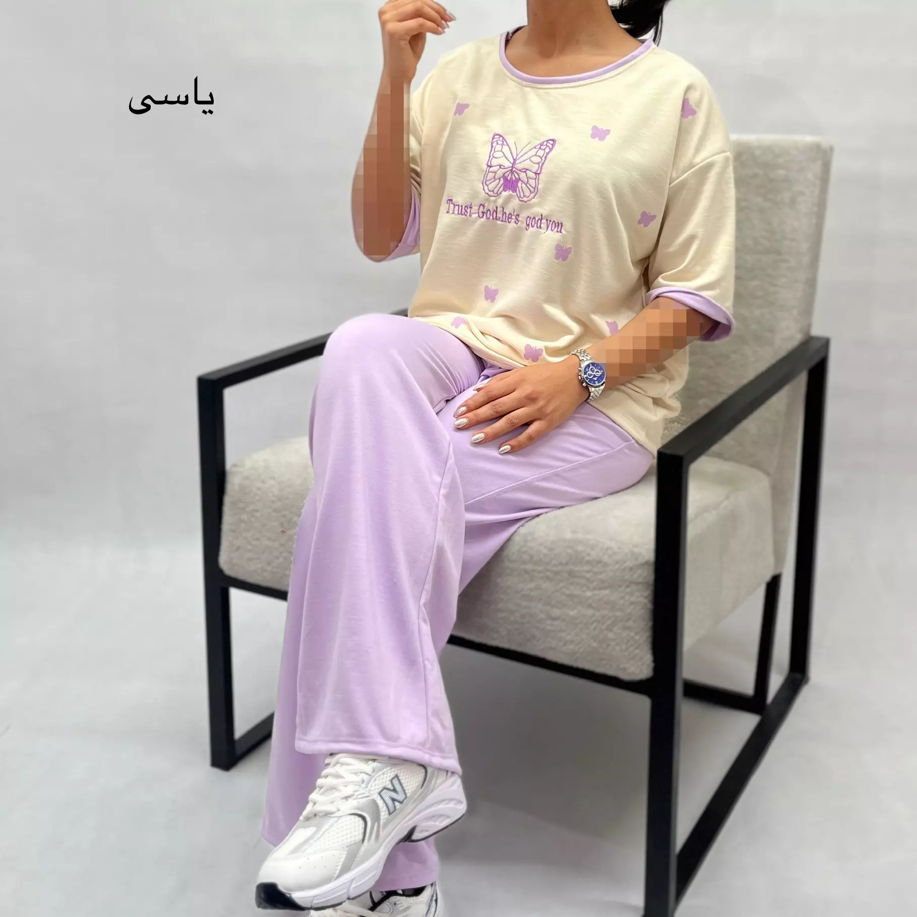 ست تیشرت و شلوار زنانه پروانه 0011713071